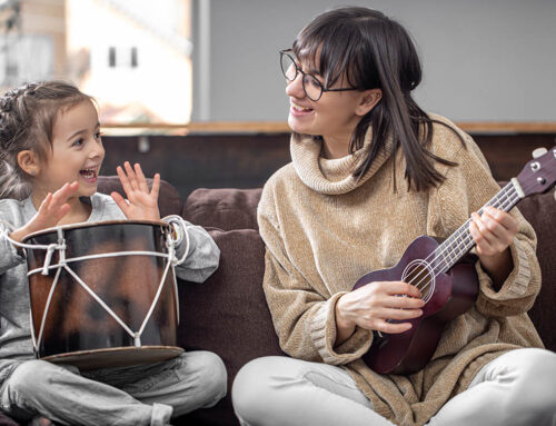 Mixing music themes into an expressive arts project